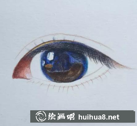 彩鉛畫眼睛