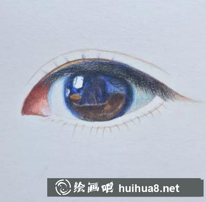 彩鉛畫眼睛