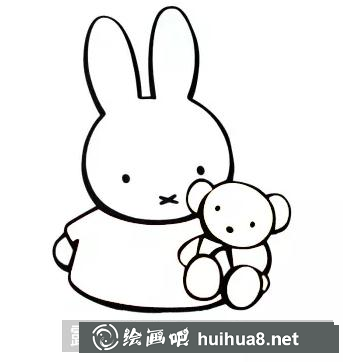 米菲兔簡(jiǎn)筆畫