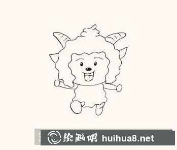 懶羊羊的畫法