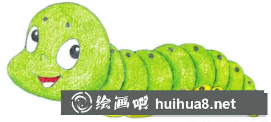 毛毛蟲兒童畫