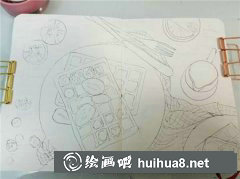 教你輕松畫(huà)華夫餅