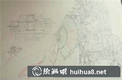 虞姬水彩教程分享
