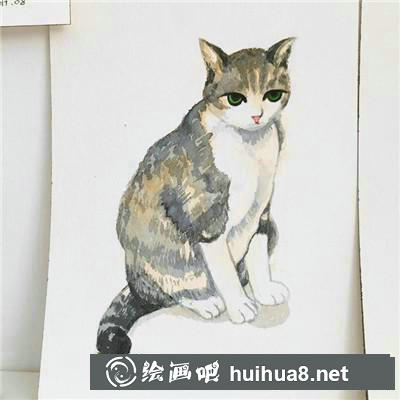貓水彩