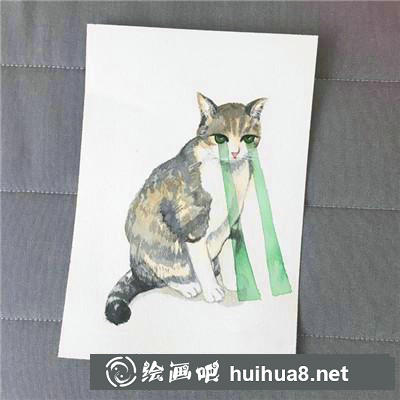 貓水彩