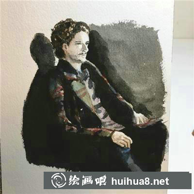 人物水彩完成度