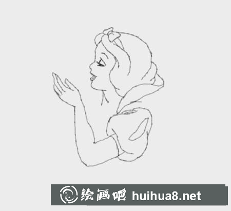 小公主右側(cè)胳膊和右手
