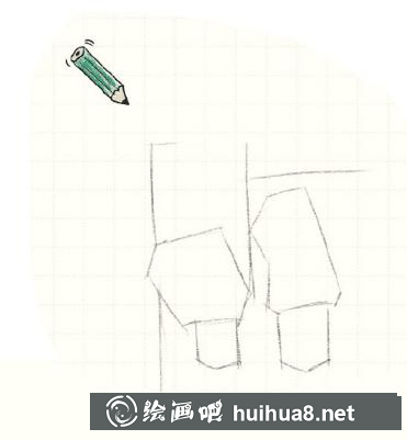 盆栽彩鉛畫