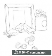 素描教程：相框繪制步驟