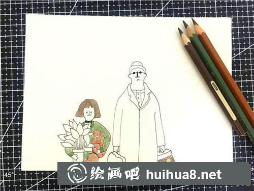 這個(gè)殺手不太冷彩鉛畫