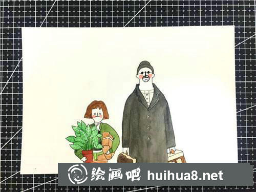 這個(gè)殺手不太冷彩鉛畫