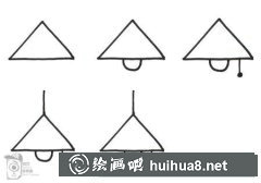 吊燈插畫教程分享