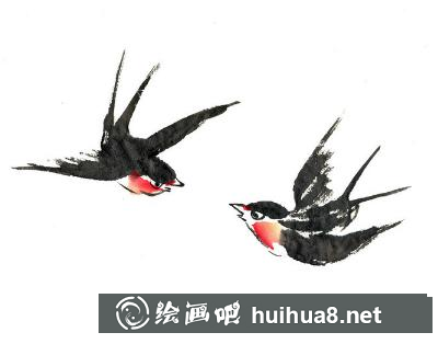 燕子的畫法