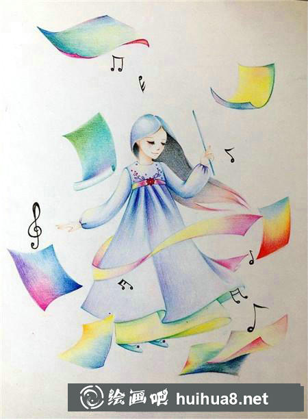 彩鉛畫教程