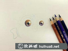 小河豚彩鉛畫教程分享