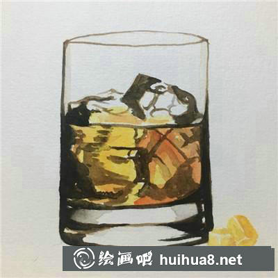 雞尾酒水彩