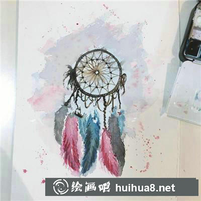 捕夢網(wǎng)水彩