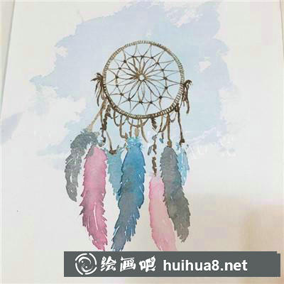 捕夢網(wǎng)水彩