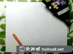 彩鉛畫教程教畫寂寞花瓣