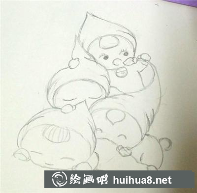 人物彩鉛