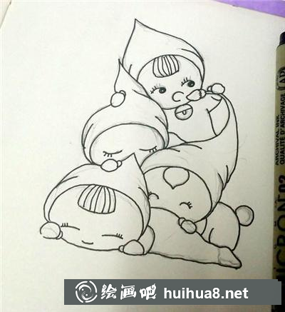 人物彩鉛