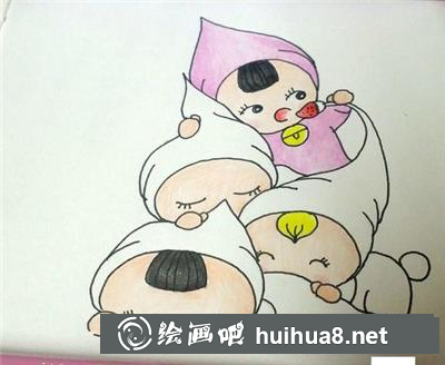 人物彩鉛