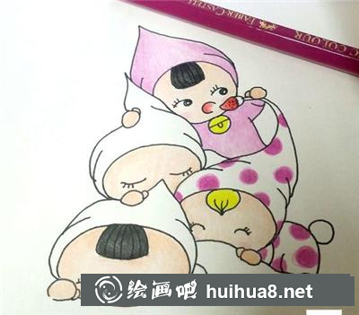人物彩鉛