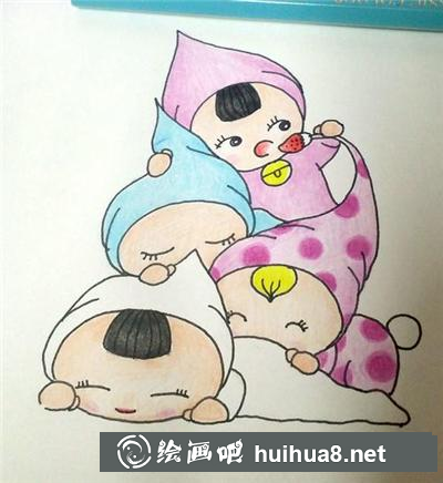 人物彩鉛