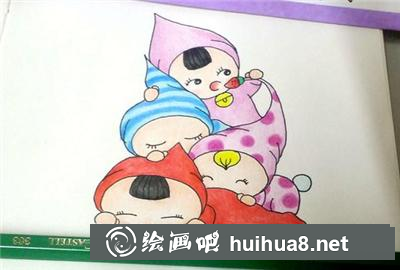 人物彩鉛
