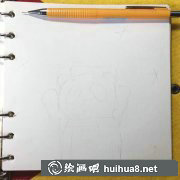 熊貓簡筆畫萌萌教程