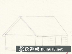 手繪插畫教程溫馨小木屋