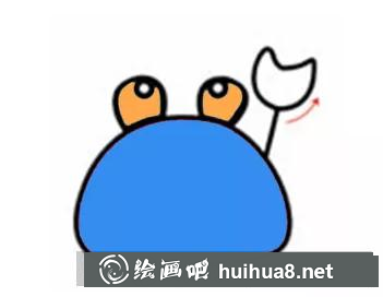 螃蟹簡筆畫