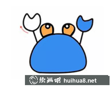螃蟹簡筆畫
