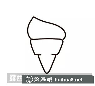 甜筒簡筆畫
