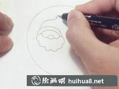 圣誕水晶球音樂盒簡筆教程