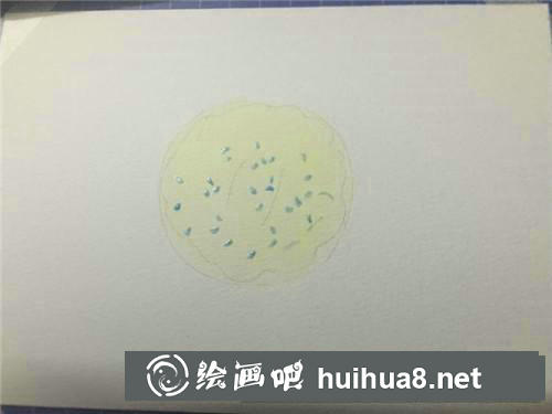 老婆餅水彩畫