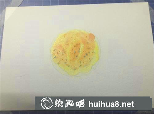 老婆餅水彩畫