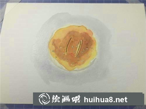 老婆餅水彩畫
