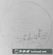 彩鉛教程夏日黃昏風(fēng)景繪