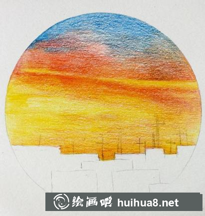 夏天傍晚的畫(huà)法