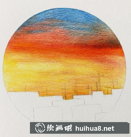 夏天傍晚的畫(huà)法