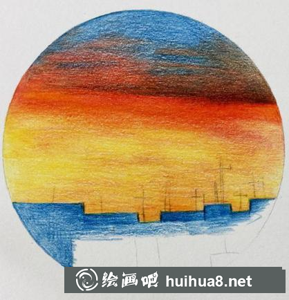 夏天傍晚的畫(huà)法