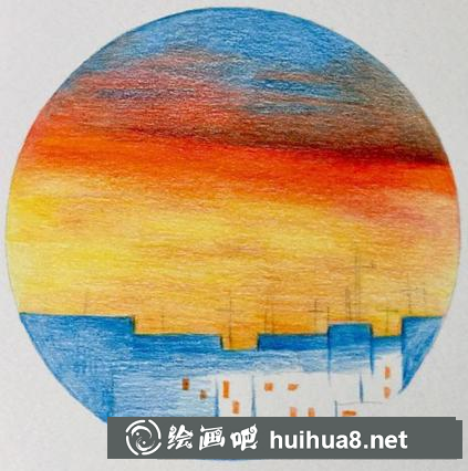 夏天傍晚的畫(huà)法
