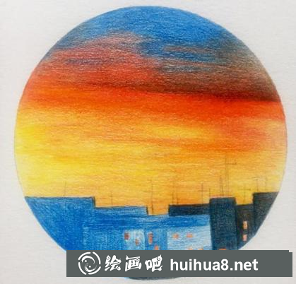 夏天傍晚的畫(huà)法