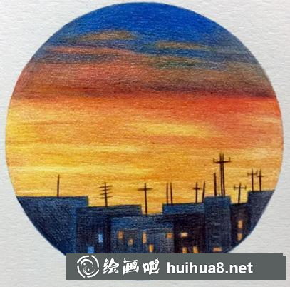 夏天傍晚的畫(huà)法