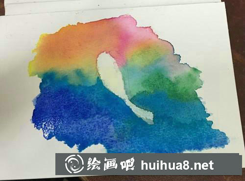 轉(zhuǎn)運(yùn)錦鯉水彩畫