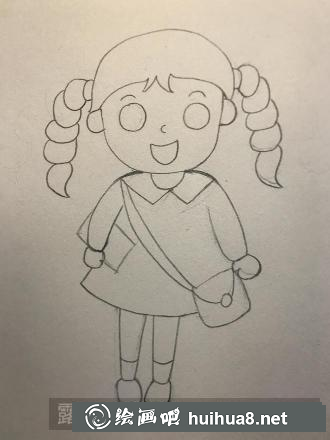 小女孩的畫法
