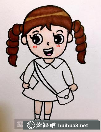 小女孩的畫法