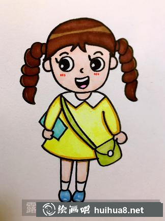 小女孩的畫法