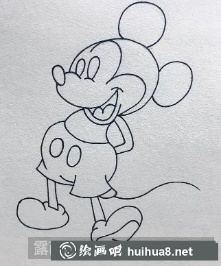 兒童畫米老鼠